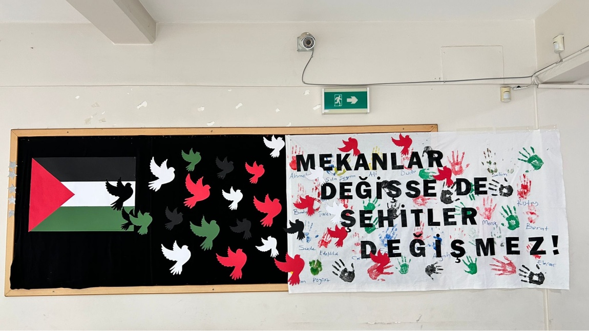 Zeynep Bodur Okyay Özel Eğitim Okulunda Filistin ve Barış Temalı Pano Çalışması